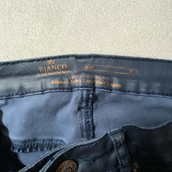 Bianco Navy  Blue Bootcut Pants - Picture 7 of 13